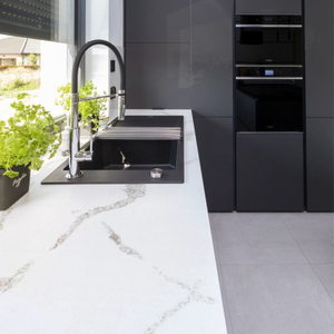 L&aacute;minas de superficie s&oacute;lida acr&iacute;lica de color blanco Koris de 12 mm para encimeras de cocina