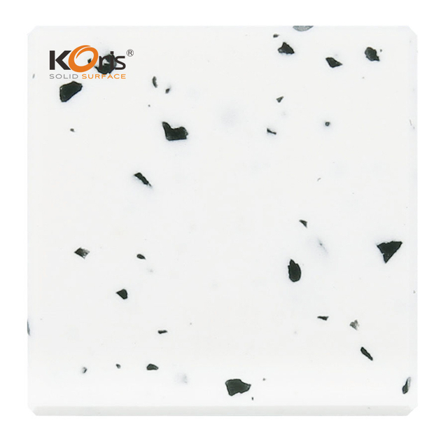 Korian Pure White Sands Pattern na Pure Acrylic Solid Surface Sheet para sa Kitchen Countertops/vanity Tops/table Tops